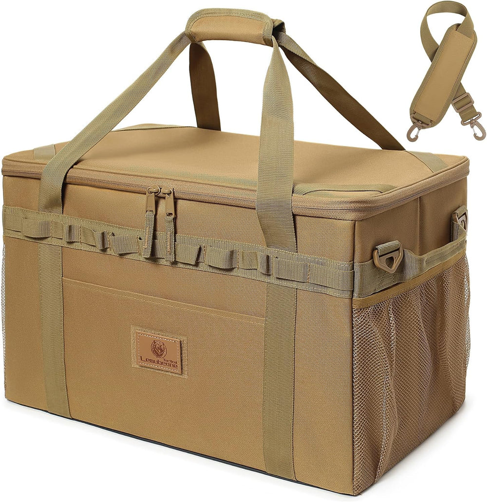 Tactical Camping Storage Bag Utility Tote Bag Camp Kitchen and Trunk Organize...