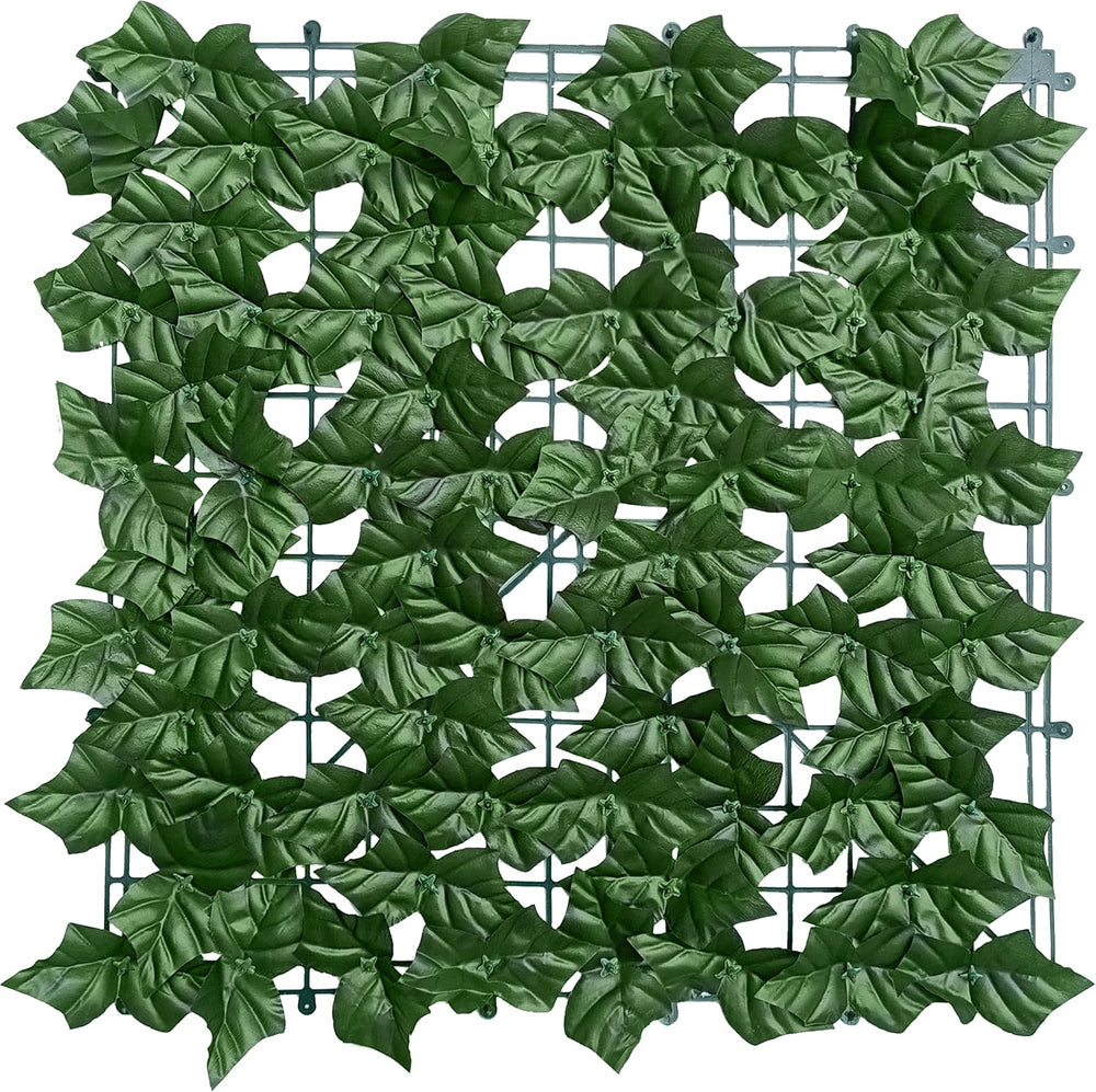 ODTORY Artificial Ivy Privacy Screen Fence Panel, Green 72 X 144 in