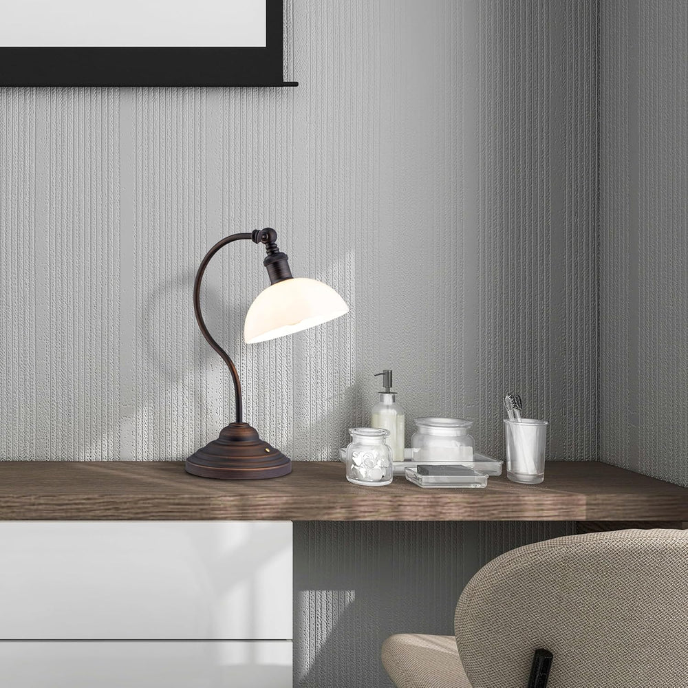 O'Bright Bankers - Cordless LED Table Lamp, Battery-Operated, Rechargeabl...