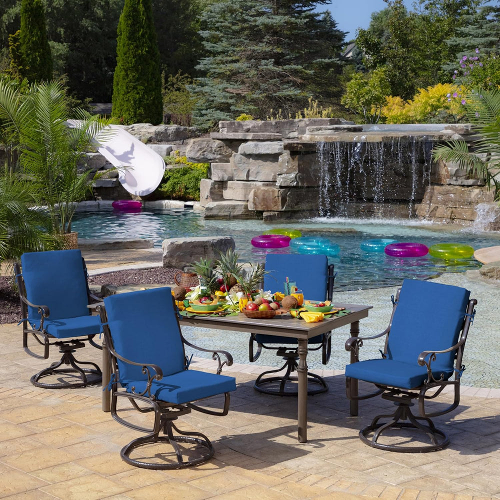 ARDEN Outdoor Dining Chair Cushion, 20 in x 20 in, Weather-Proof, Rain-Proof,...