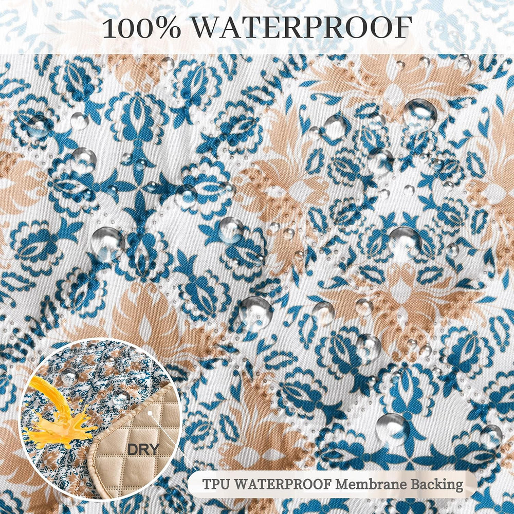 ALIECOM 100% Waterproof Couch Cover for 3 Cushion Couch Sofa Pet Friendly Sof...