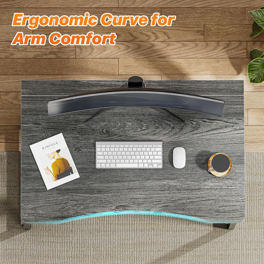 Huuger Folding Desk for Small Spaces, 31.5 Inch Foldable Computer Table