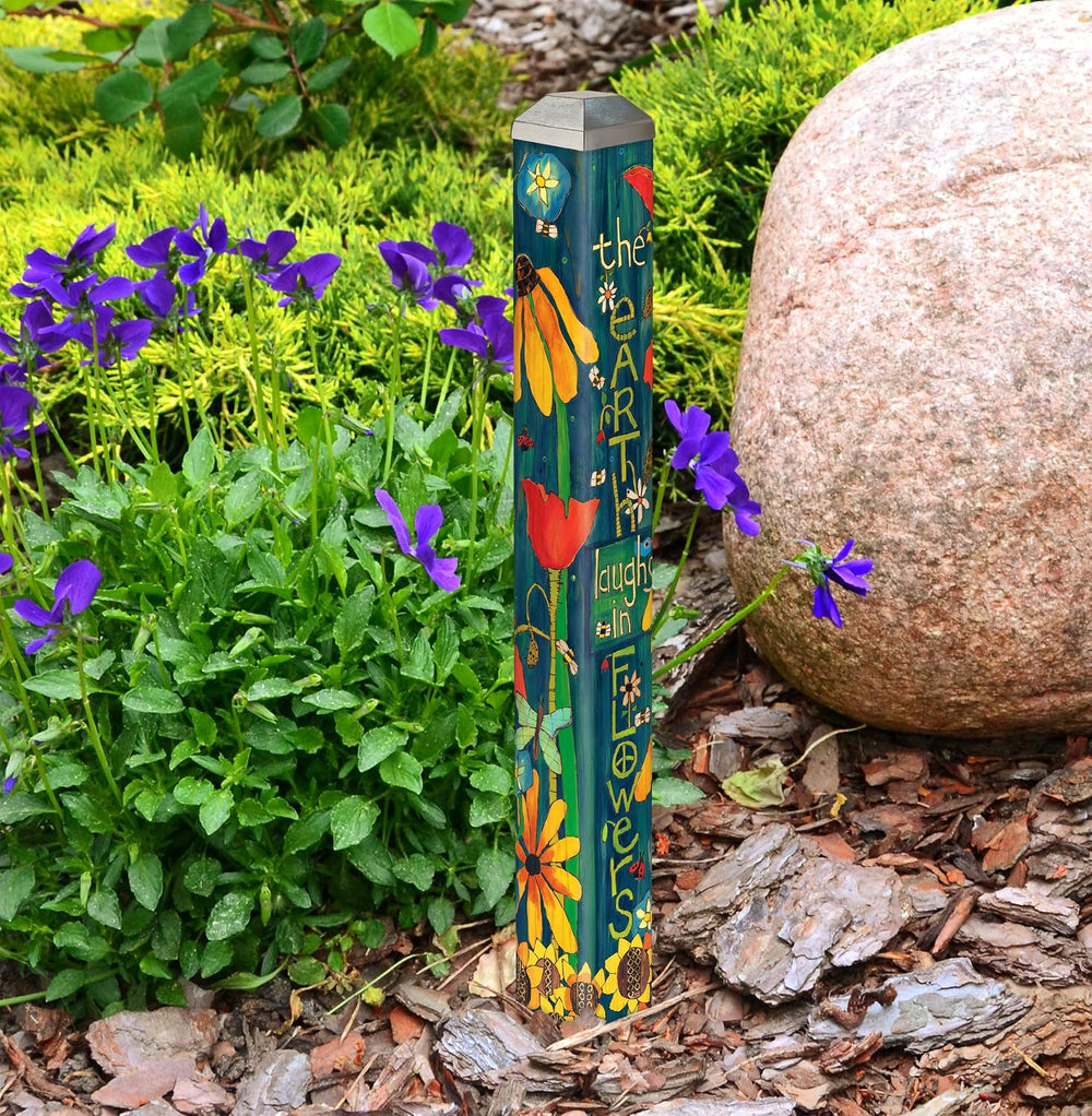 Studio M Art Pole, PVC Weather Resistant Pole with Vinyl Bowl 16 inches Tall ...