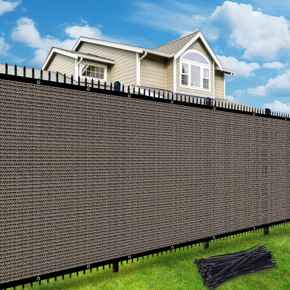 UPGRADE 0 4' X 5 0' Privacy Screen Fence, Heavy Duty Fencing Shade Co...