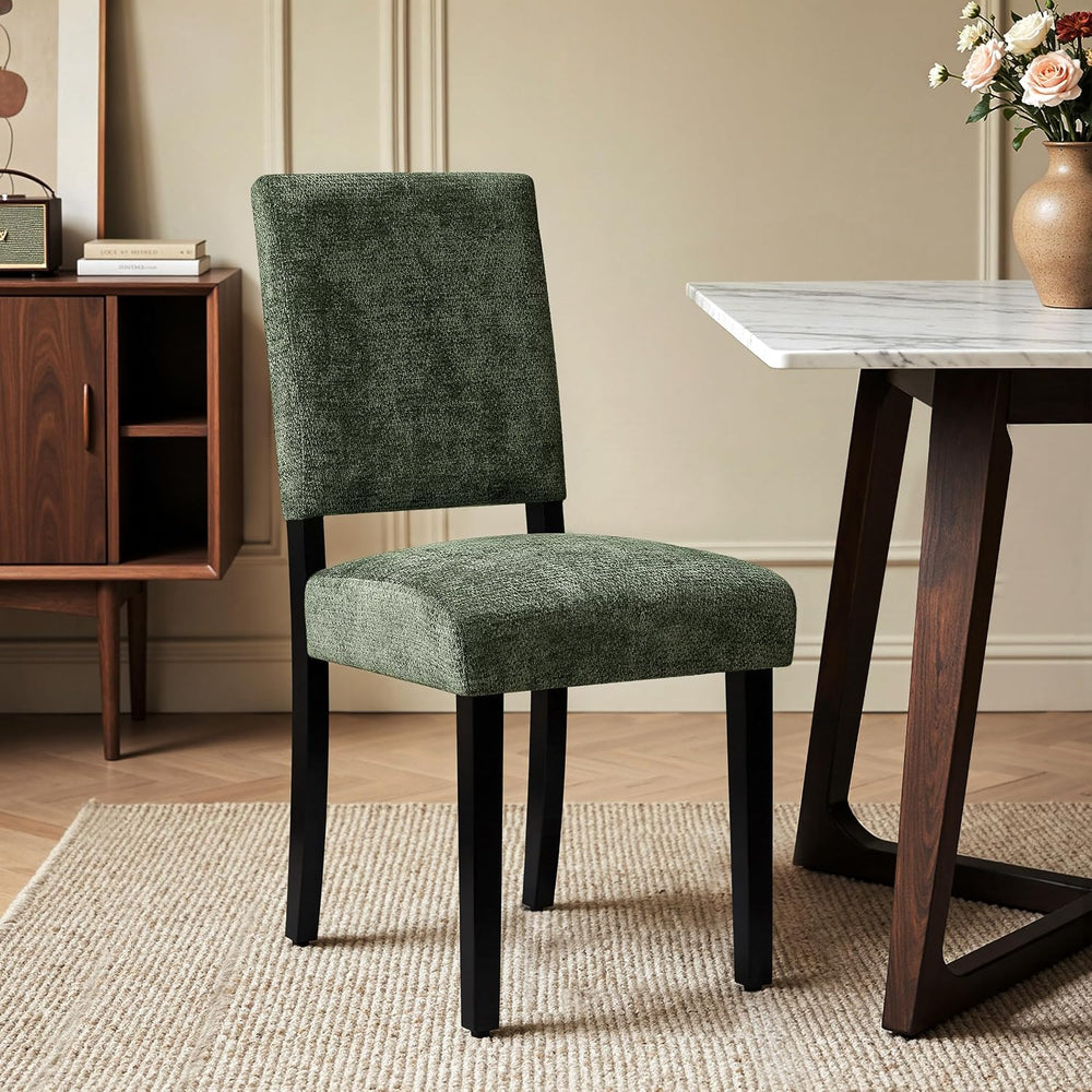 HOMYZOO Dining Chairs Set of 2, Upholstered Dining Room Chairs with Padded Se...