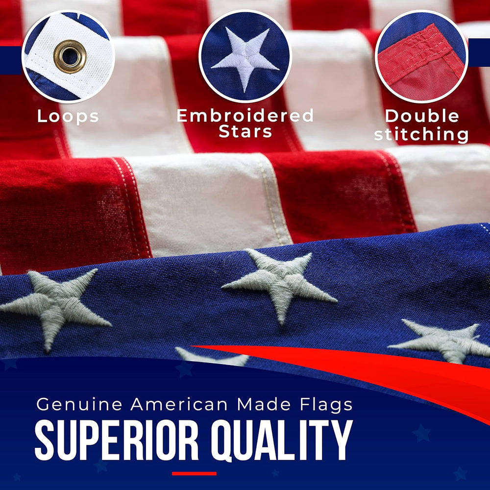 American Flag | American Flags for Outside 4X6 |US Flag 4X6 made in USA Ameri...