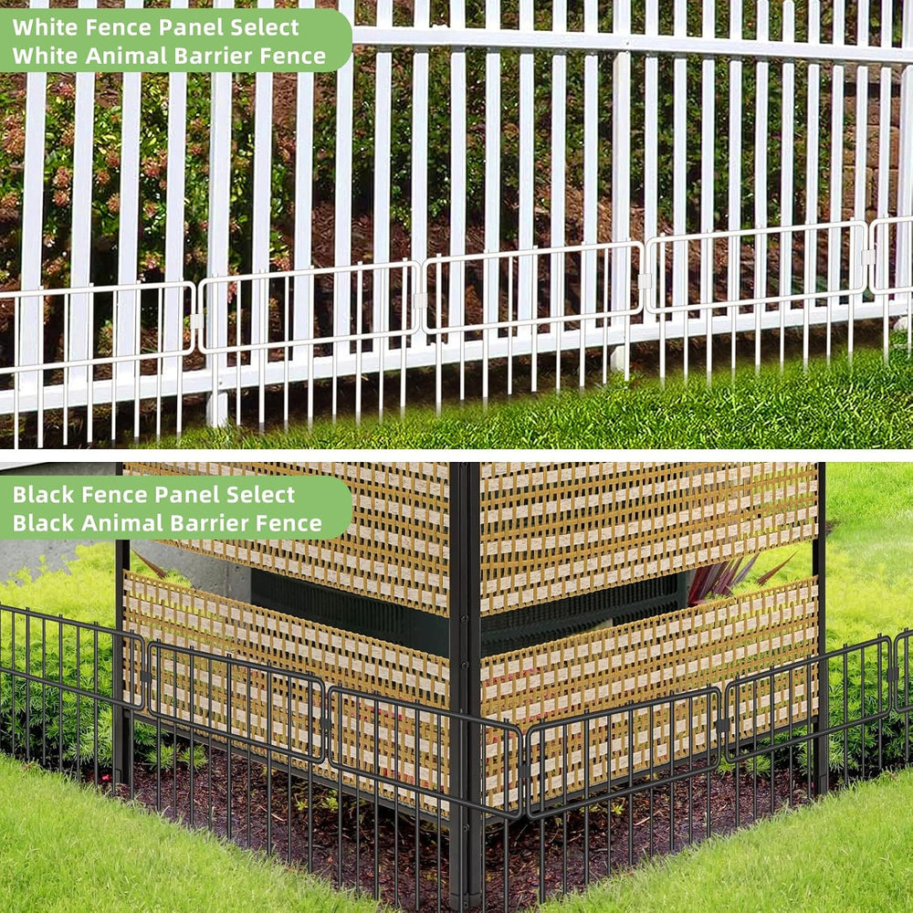 Blingluck Animal Barrier Fence, 10 Pcs Upgrade 1.26 in Gap Decorative Fences ...