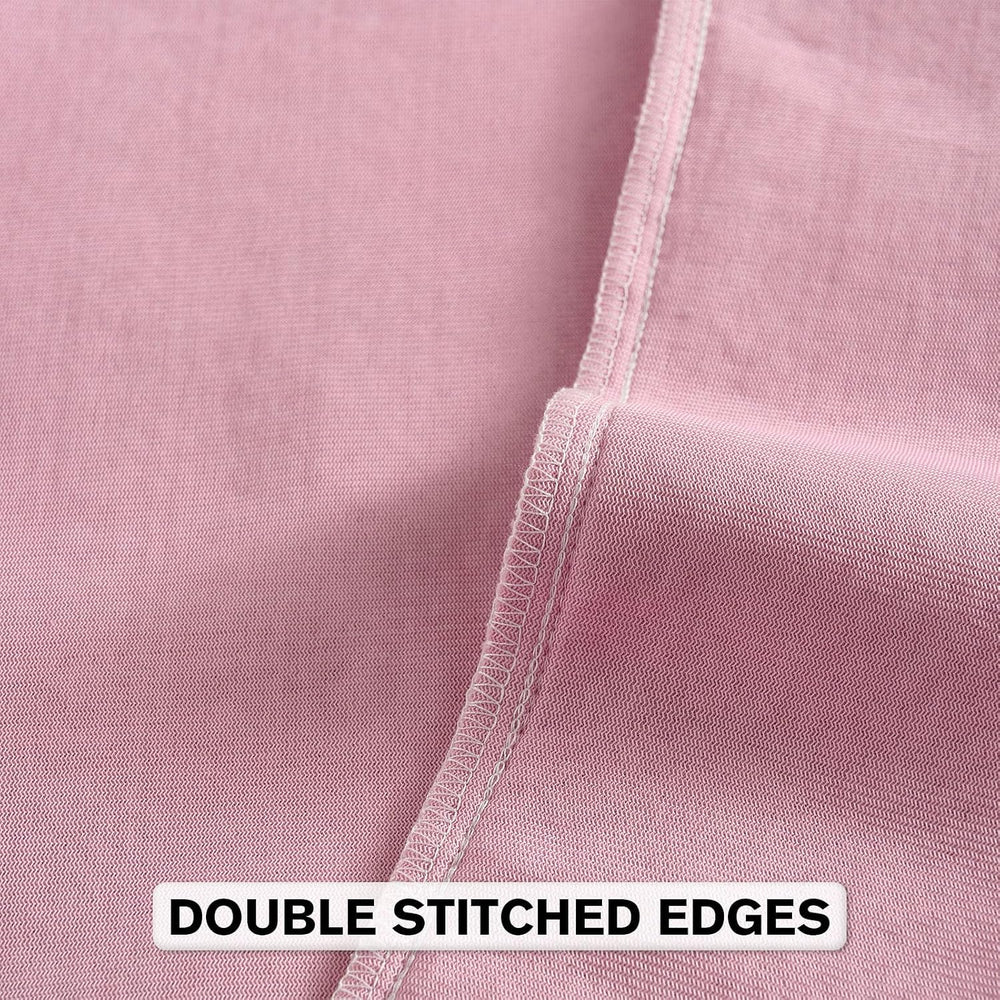 FUTEI Pack of 2 Chenille Throw Pillow Covers 20x20 Inch, Pink