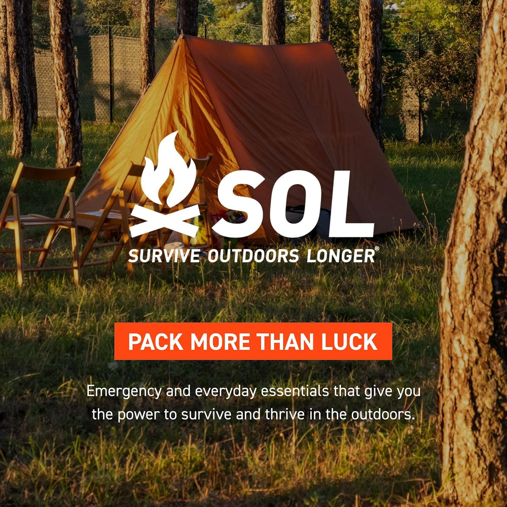 SOL 90% Heat Reflective Emergency Blanket, 58 x 98, 3.2 oz, Green