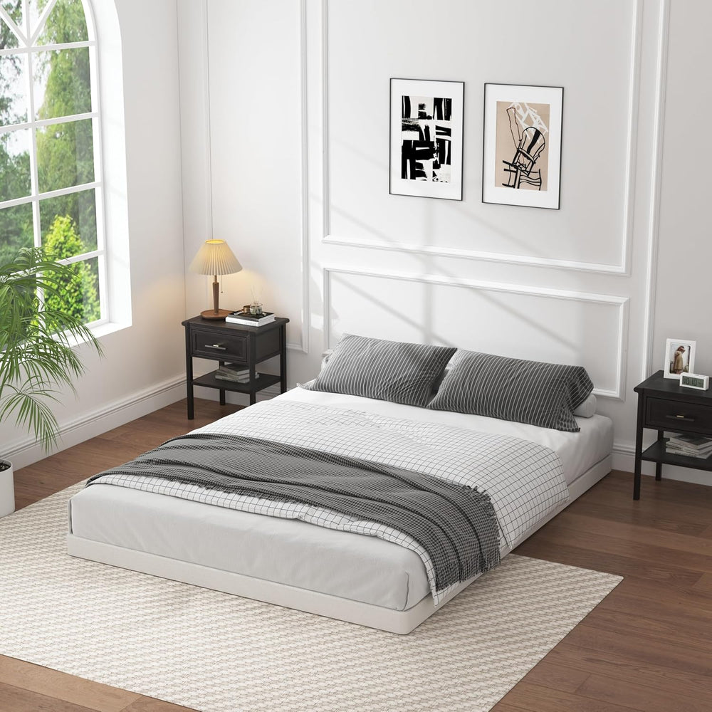 OSASET Low Profile Box Spring King - 3 Inch Box Spring King Heavy Duty Bed Fo...