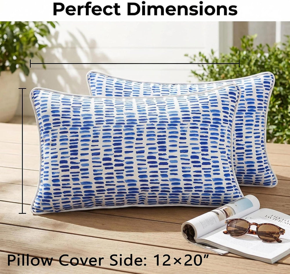 JMGBird Outdoor Patio Pillows Outdoor Throw Pillows with Inserts