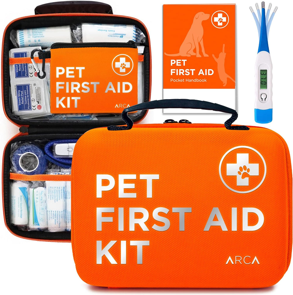 ARCA PET Cat & Dog First Aid Kit for Car - Pet Emergency Kit for Home Off...