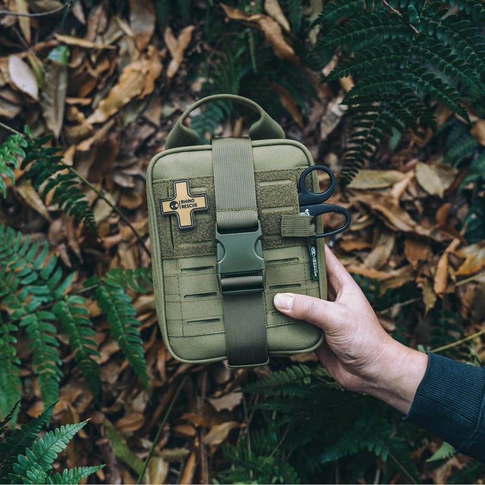 RHINO RESCUE Survival First Aid Kit for Hiking, Backpacking