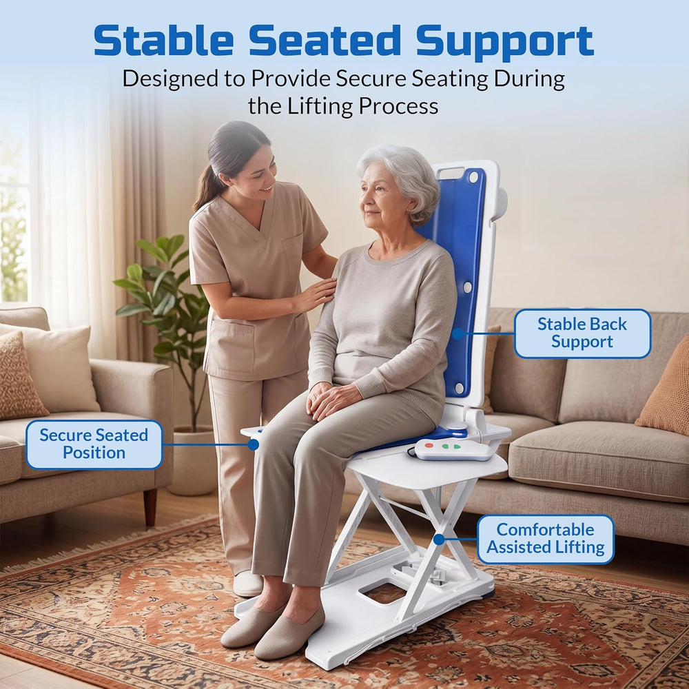 Phoenix Premium Power Chair Lift Floor Lift. Push Button Assist Helps Users u...