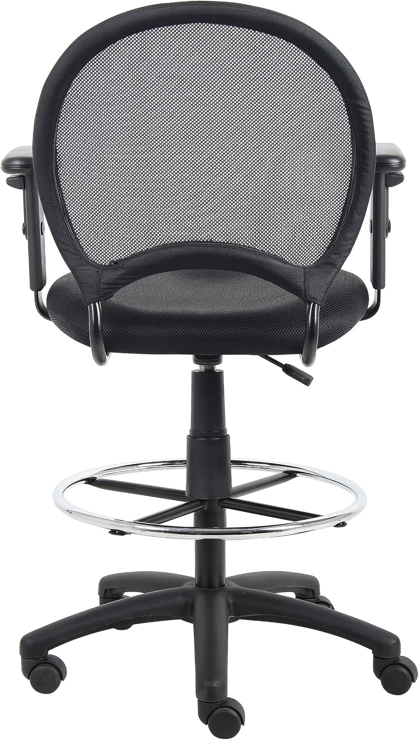Boss Office Mesh Drafting Stool W/Adjustable Arms (B16216)