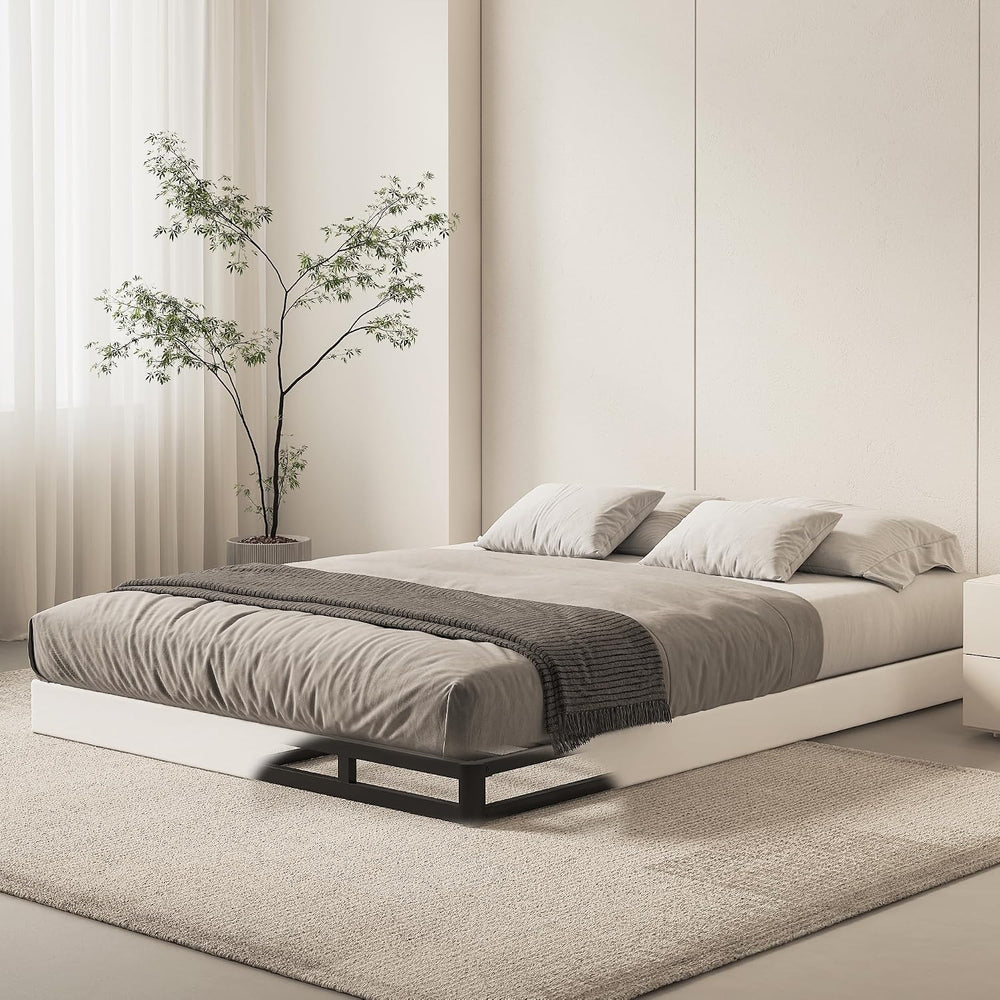 King Box Spring Bed Base, 5 Inch Low Profile, 3000 LBS Heavy Duty Metal Mattr...