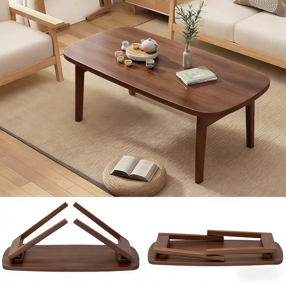 Foldable Coffee Table, Coffee Tables for Living Room, Foldable Legs Minimalis...