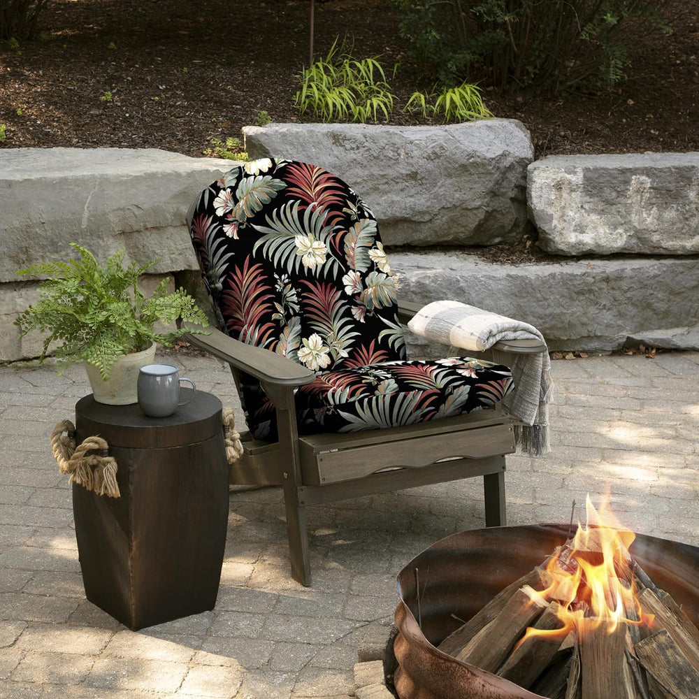 Arden Indoor/Outdoor Plush Modern Tufted Adirondack Cushion, 2-Pack, 21.5 x 1...