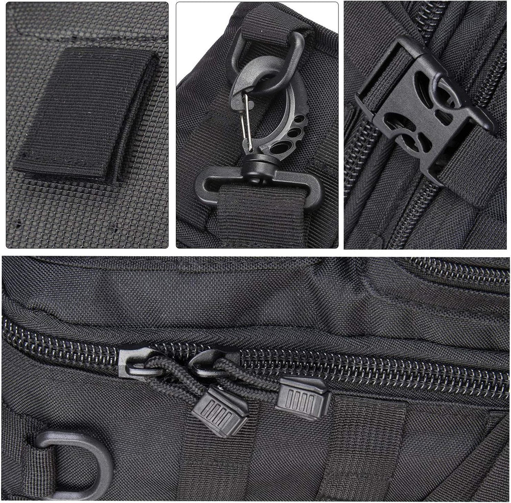 Tactical Sling Bag, Sport Bag Military Rover Shoulder Backpack EDC Assault Ra...