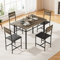 Dining Table Set for 4, Kitchen Table and Chairs for 4