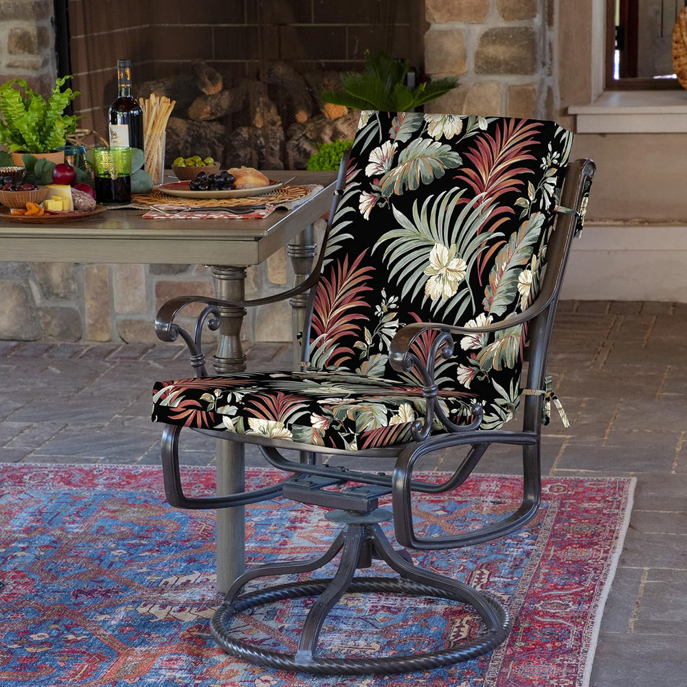 ARDEN Outdoor Dining Chair Cushion, 20 in x 20 in, Weather-Proof, Rain-Proof,...