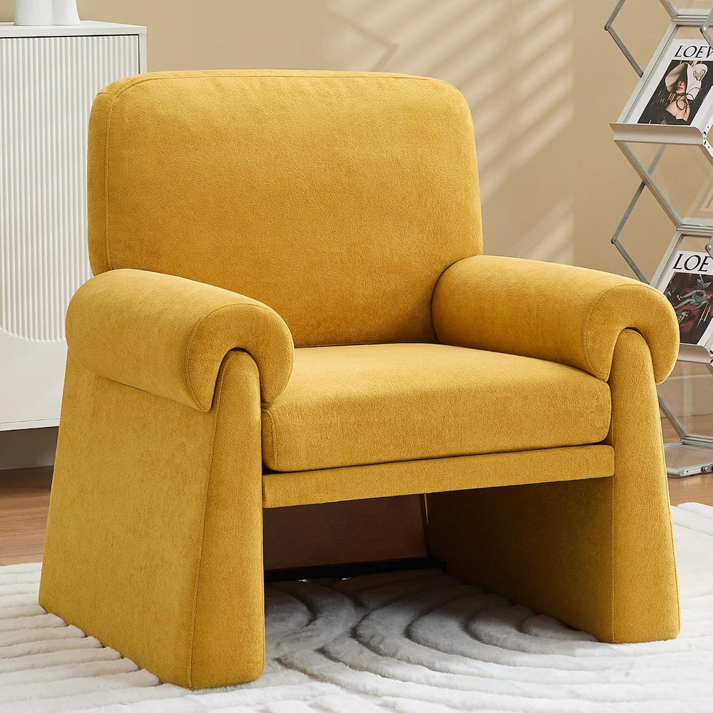 Oversized Accent Chair, Comfy Living Room Chairs, Single Sofa Chair with Thic...