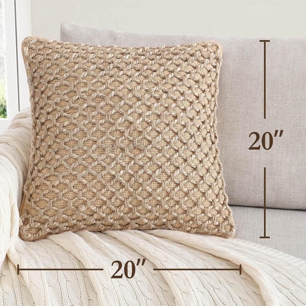 Boho Living Jada Decorative Throw, Includes Accent Insert, Premium Woven Desi...