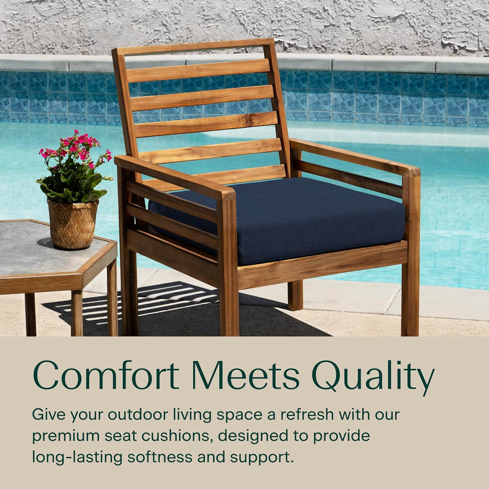 Honeycomb Outdoor Heritage Set of 2 Seat Pads for Patio Furniture, 20 x 20