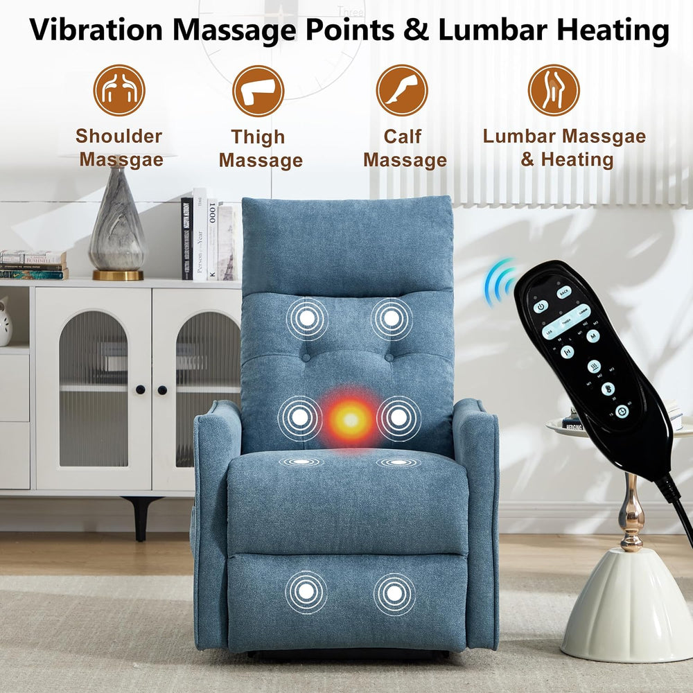 Power Lift Recliner Chair with Vibration Massage and Heat for Petite Elderly,...