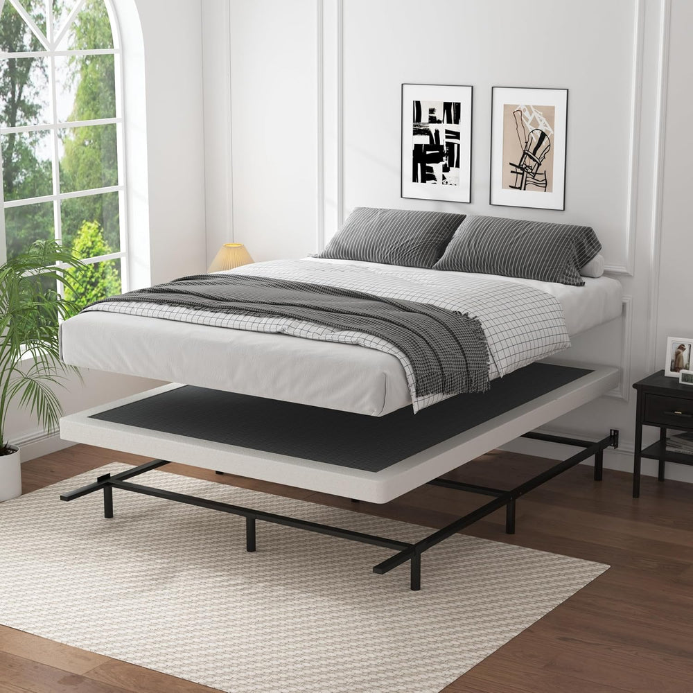 OSASET Low Profile Box Spring King - 3 Inch Box Spring King Heavy Duty Bed Fo...