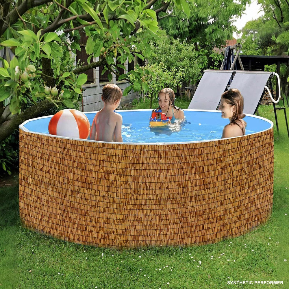 Bamboo Fence,Reed Fencing 4Feet High Bamboo Privacy Screen Outdoor for Patio,...