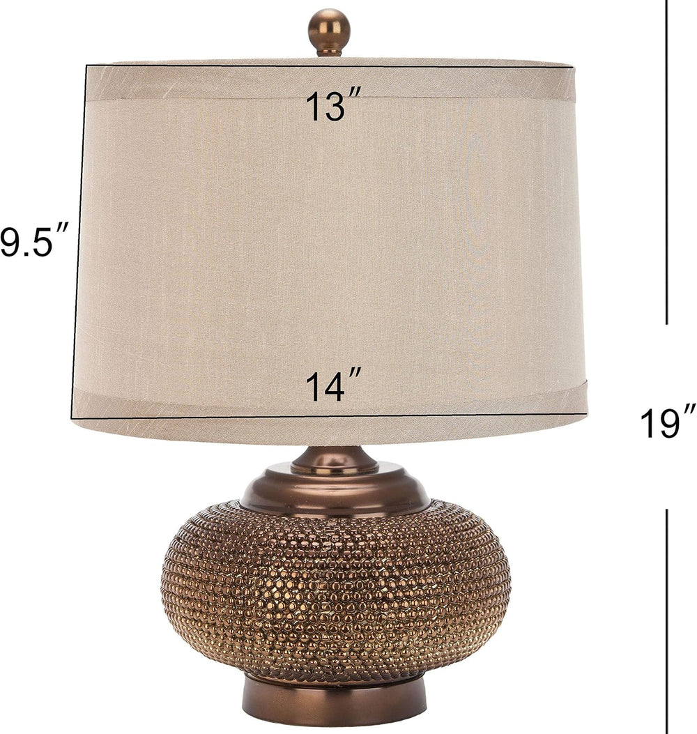 SAFAVIEH Alexis Table Lamp, 19" Taupe LITS4016A
