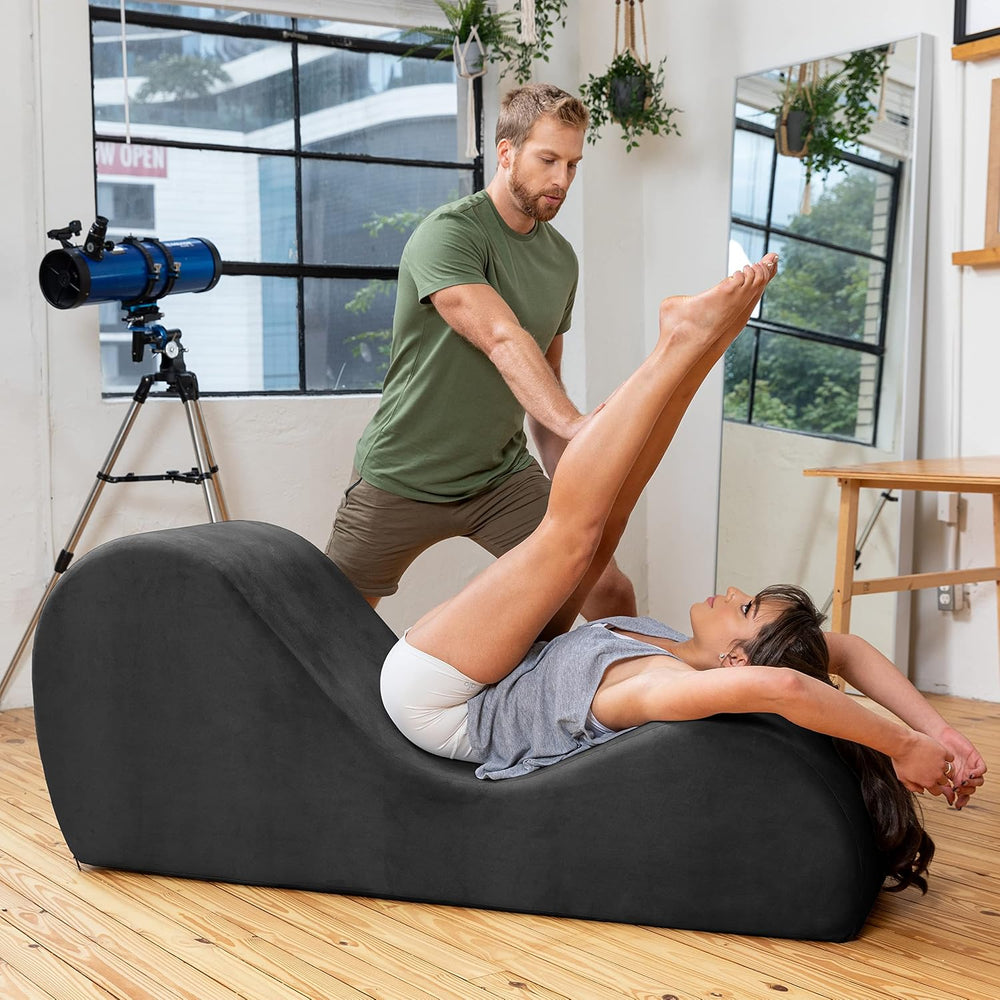 Avana Sleek Chaise Lounge for Yoga - Made in The USA - Great for Stretching, ...