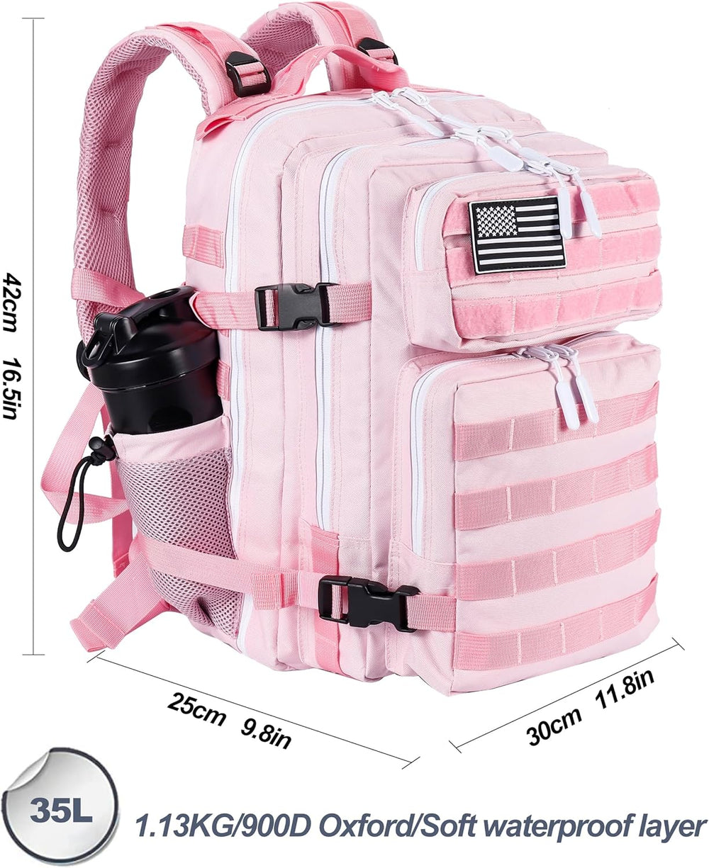 LHI Tactical Military Backpack for Men and Women 25L/35L Army Assault Pack Ba...