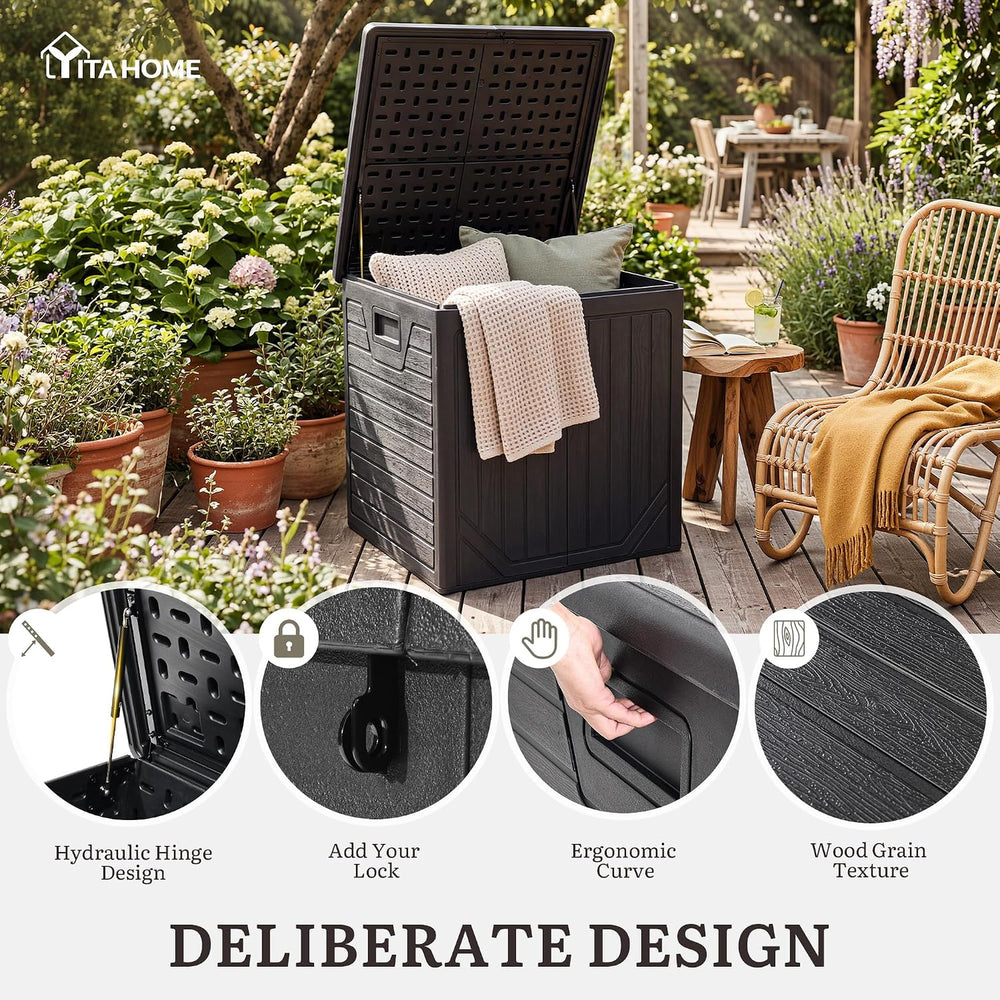 YITAHOME 150 Gallon Large Outdoor Deck Box