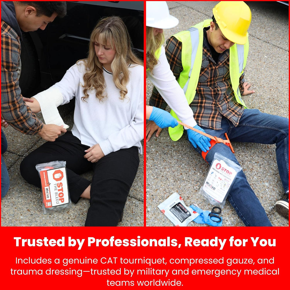 iThrive Medical - Stop The Bleed Trauma Kit - Bleeding Control Kit with CAT T...