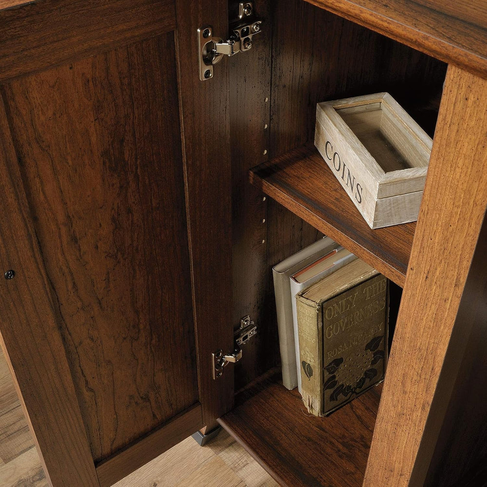 Sauder Carson Forge Rustic Vintage Computer Desk with Drawers Storage, in Was...