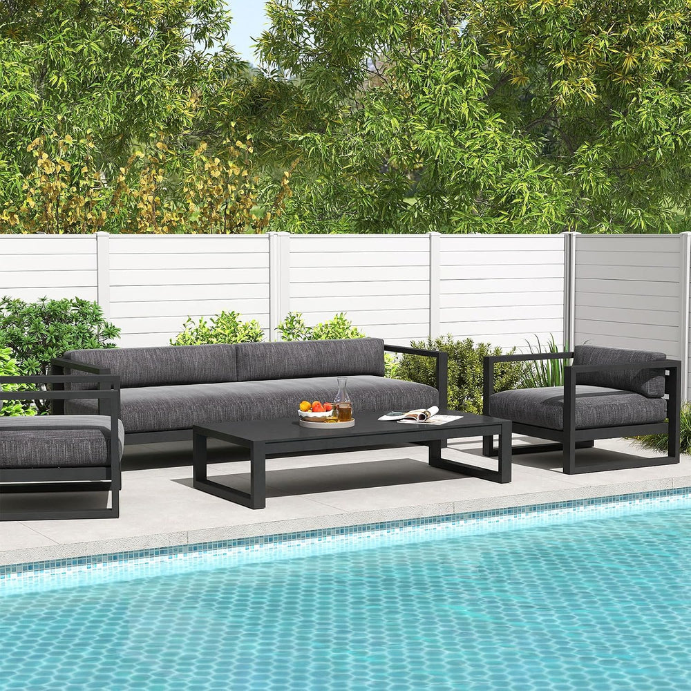 RELAX4LIFE Privacy Fence Screen, PVC Decorative Garden Fence Vinyl Fence Pane...