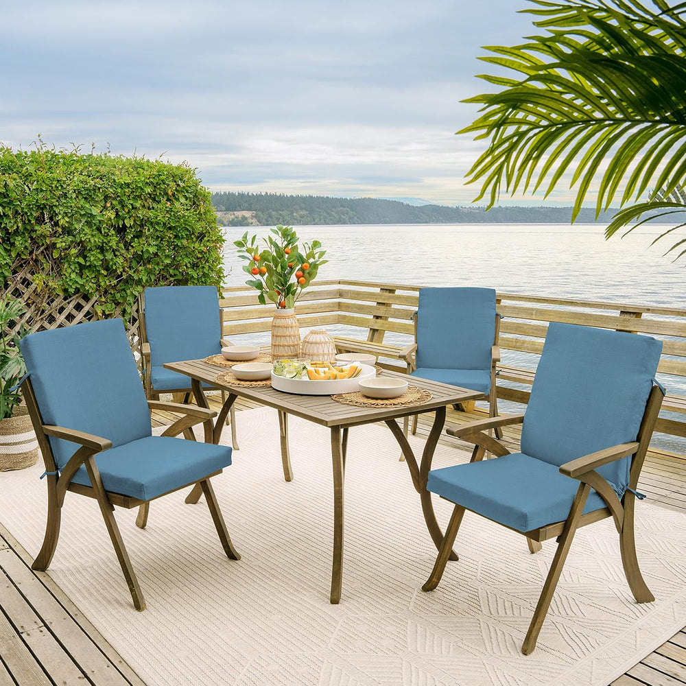 ARDEN Outdoor Dining Chair Cushion, 20 in x 20 in, Weather-Proof, Rain-Proof,...
