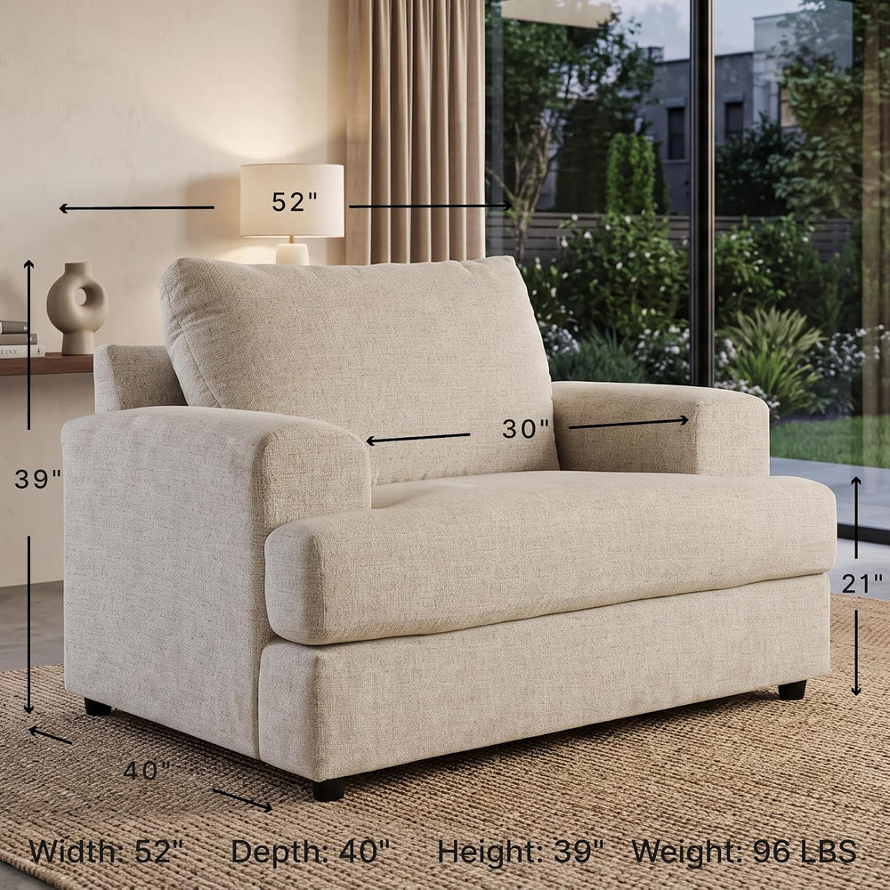 Signature Design by Ashley Soletren Oversized Chair and a Half, Stone