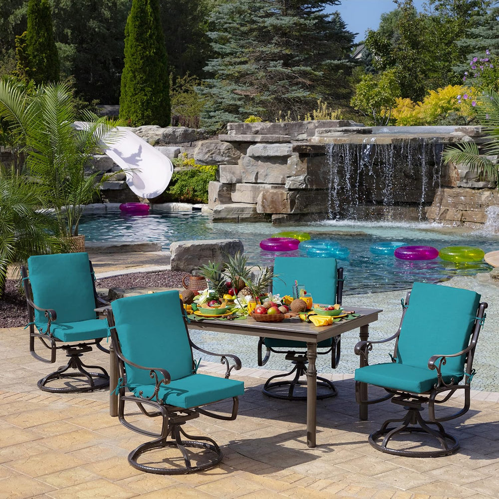ARDEN Outdoor Dining Chair Cushion, 20 in x 20 in, Weather-Proof, Rain-Proof,...