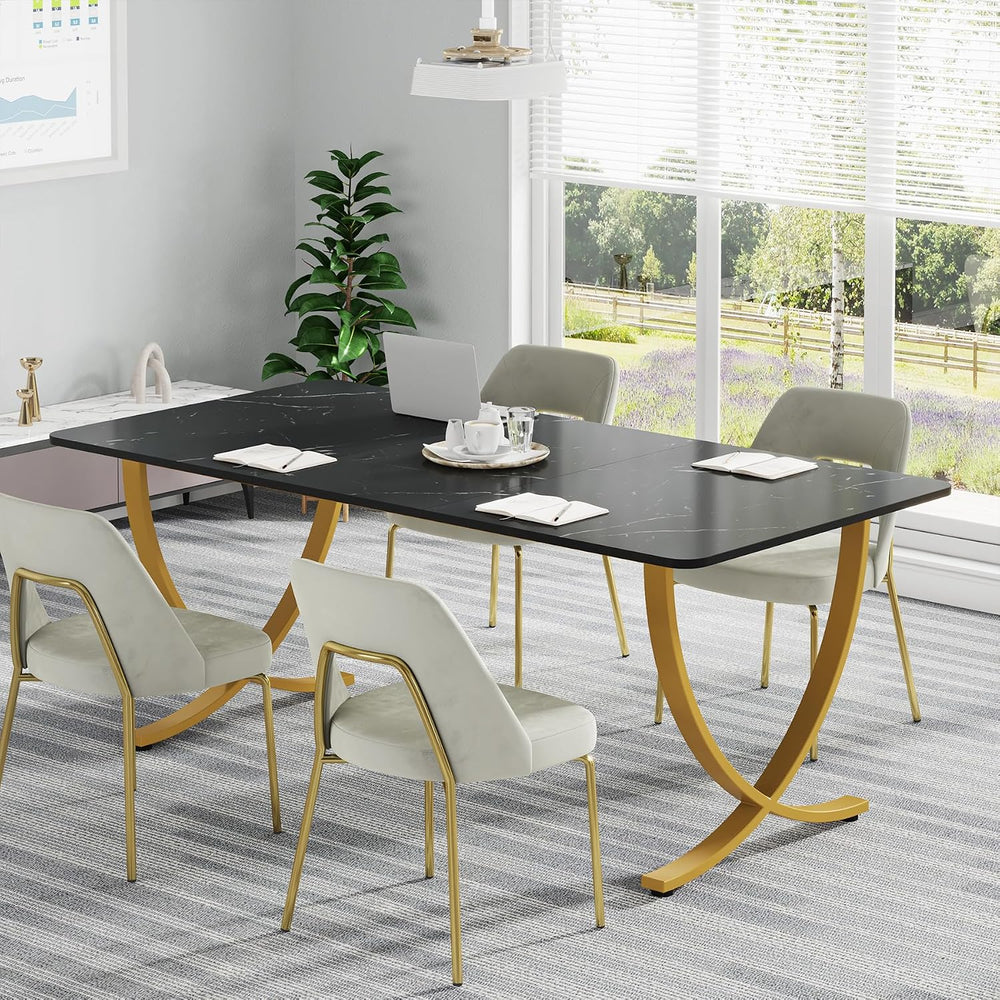 Tribesigns Executive Desk, 63” W x 31.5” D Large Office Desk, Modern Computer...