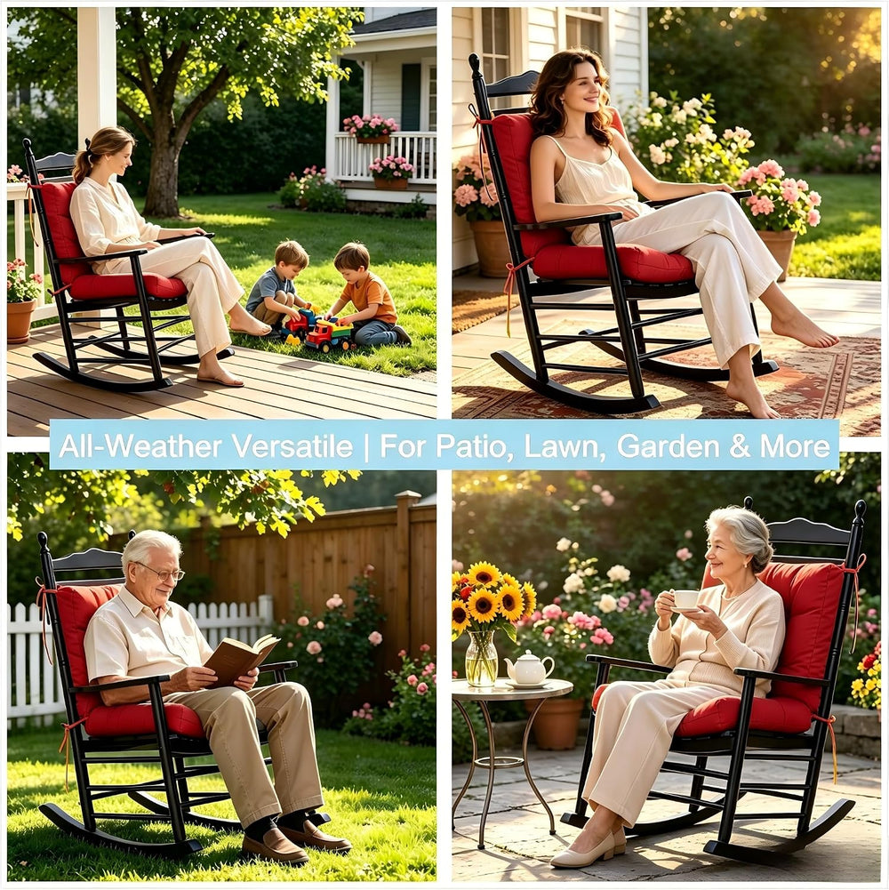 QILLOWAY Outdoor Chair Cushion for Patio Furniture, Waterproof Patio Cushions...