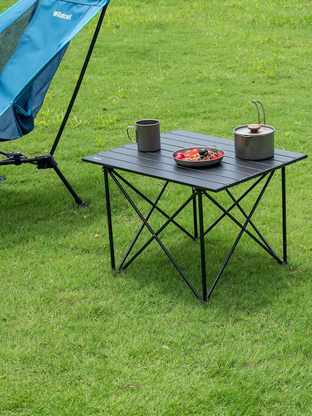 WildCall Ultralight Camping Table, Compact Aluminum Folding Beach Table