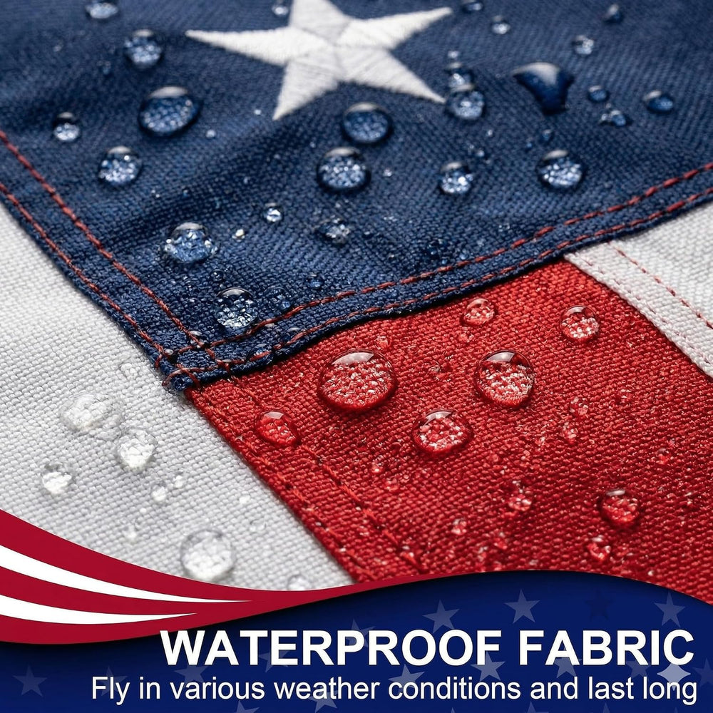 MVPRING American Flag 6x10 Ft for Outside, Heavy Duty Large Nylon US Flags fo...