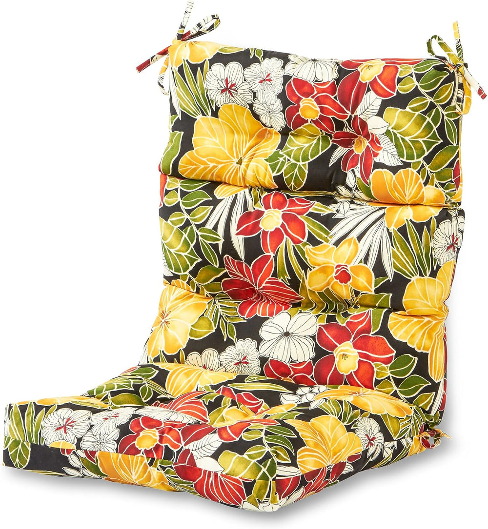 Greendale Home Fashions Aloha 44'' x 22'' Outdoor High Back C...