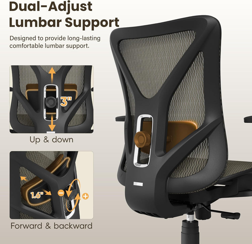 Ergonomic Office Chair, Mesh Computer Desk Chairs with BIFMA X5.1 Certified, ...