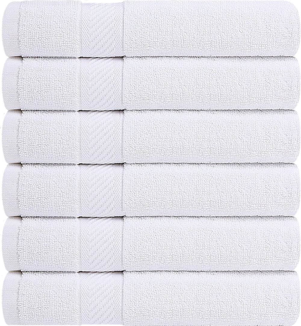 Utopia Towels 6 Pack Medium Bath Towel Set, 500 GSM 100% Ring Spun Cotton, Li...