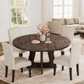 IDEALHOUSE 47 in Round Large Dining Table Set for 4 to 6 People
