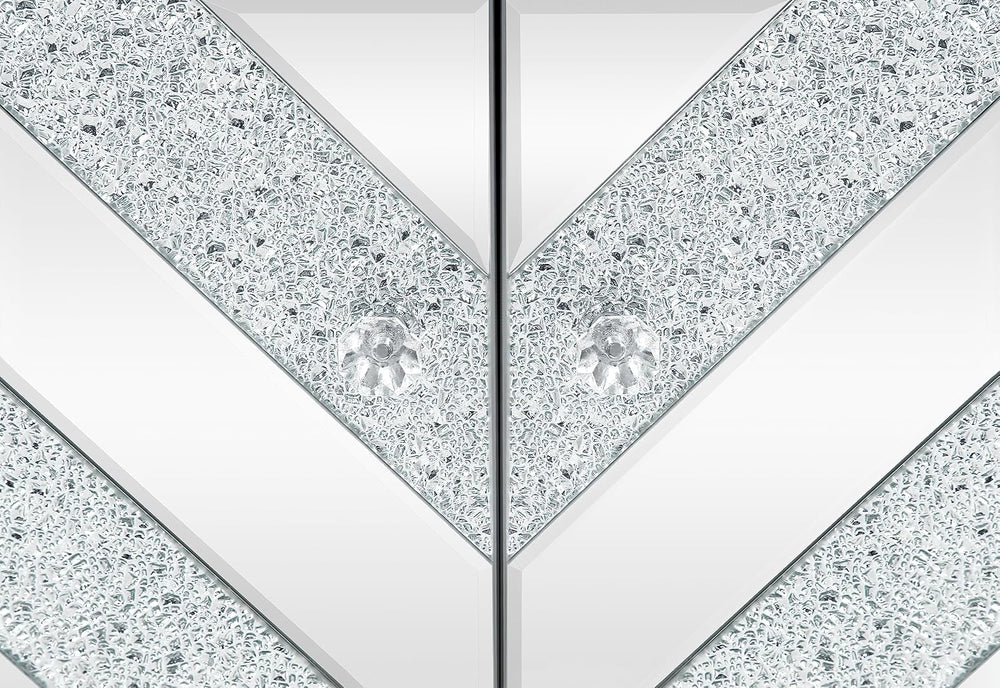 LUMISOL Modern Mirrored Storage Cabinet, 31.5"L x 15.94"W x32.5&quo...